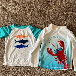 2T Boys Swim Shirts